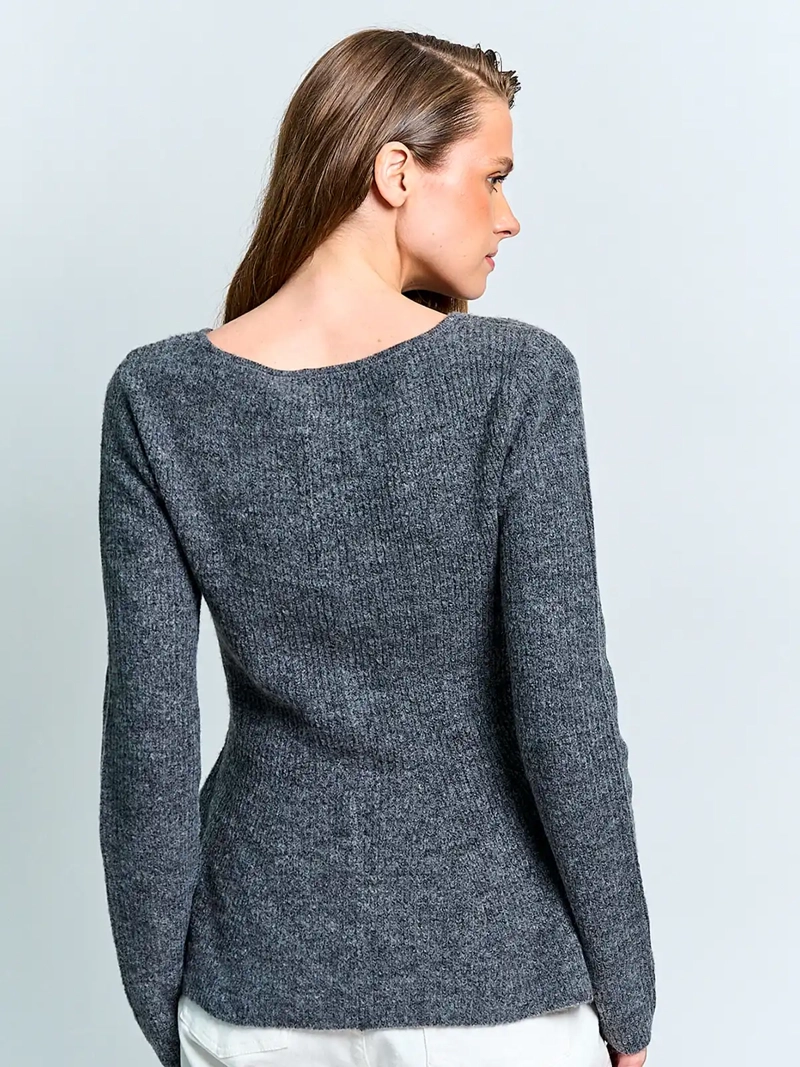SWEATER MUJER MARQUIS PEPLUM - 3