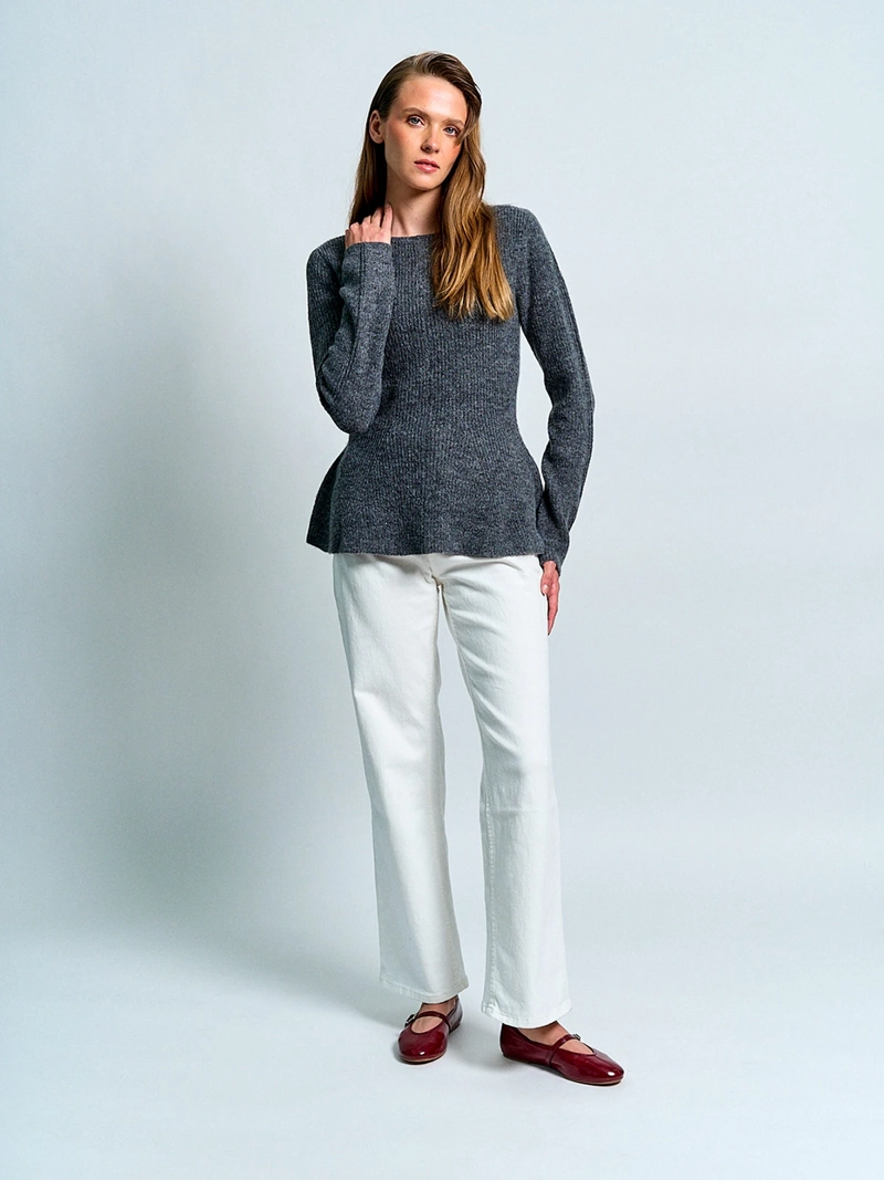 SWEATER MUJER MARQUIS PEPLUM - 5