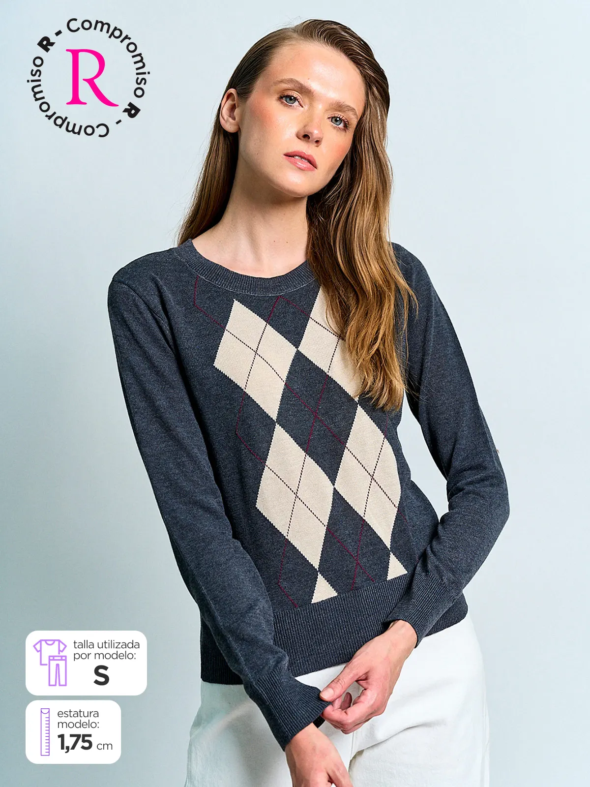 SWEATER MUJER MARQUIS ROMBOS - 1
