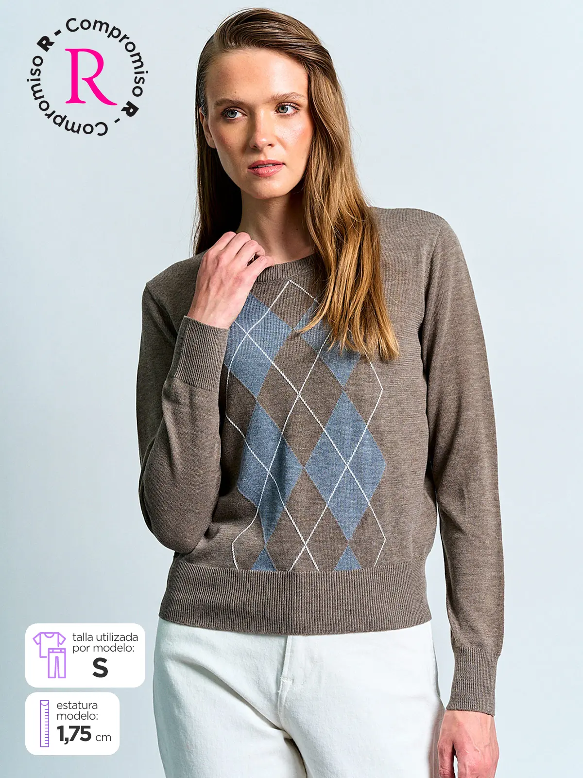 SWEATER MUJER MARQUIS ROMBOS - 1