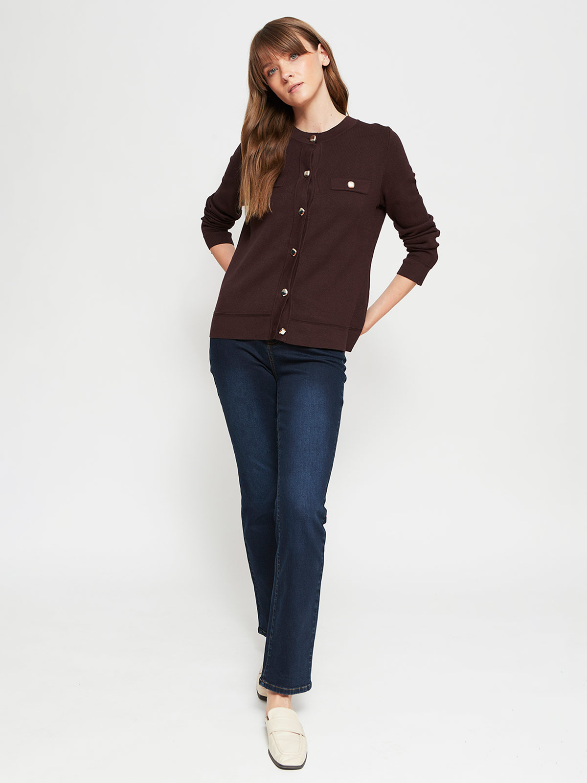 CARDIGAN MUJER CACHAREL BOTONES - 4