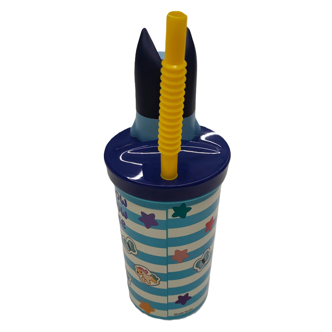 VASO BOMBILLA 3D 360ML BLUEY - 4