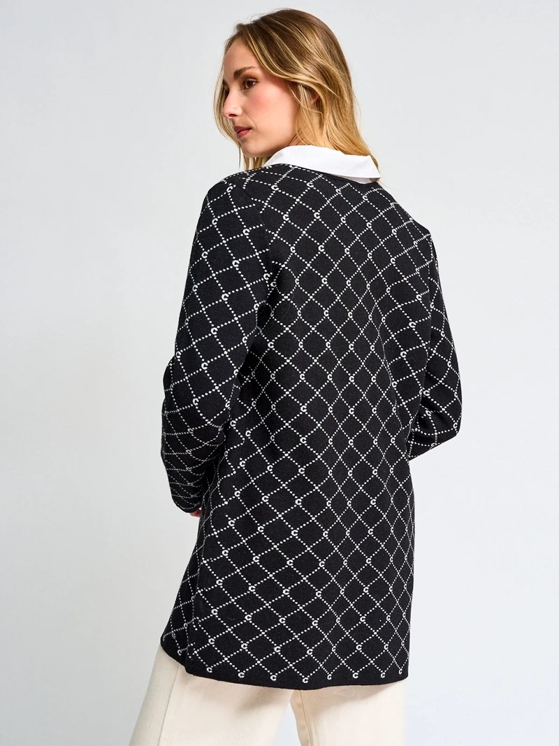CARDIGAN MUJER CACHAREL LARGO - 2
