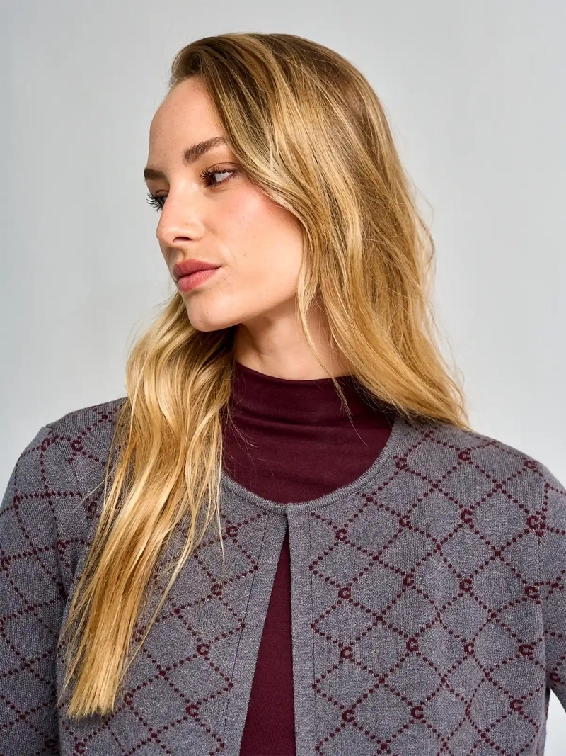 CARDIGAN MUJER CACHAREL LARGO - 3