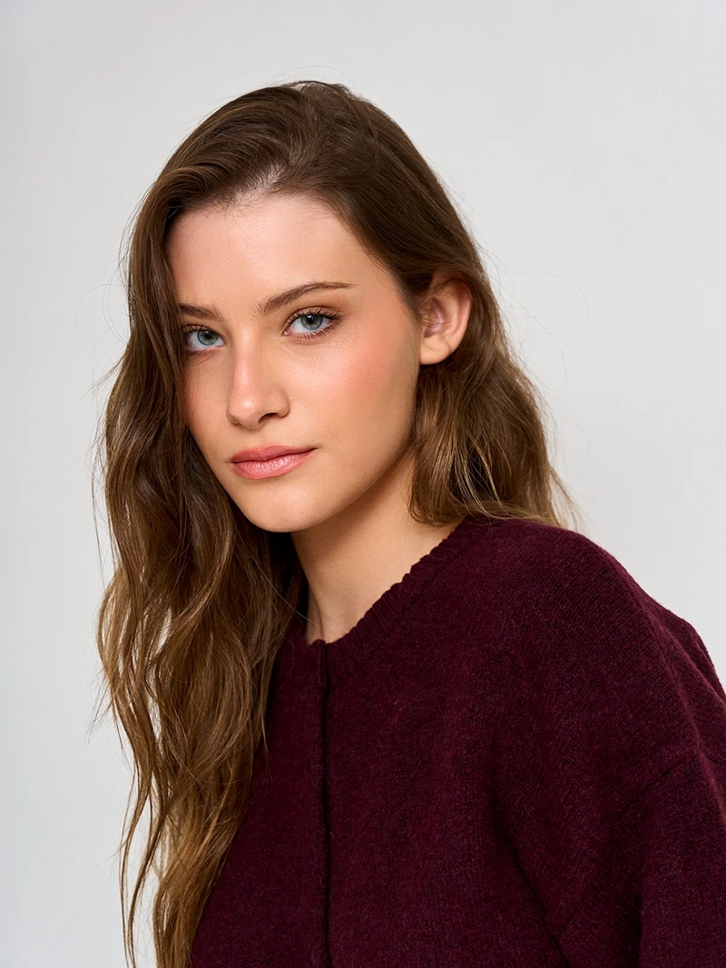 SWEATER MUJER INDEX MANGA LARGA GLOBO - 3