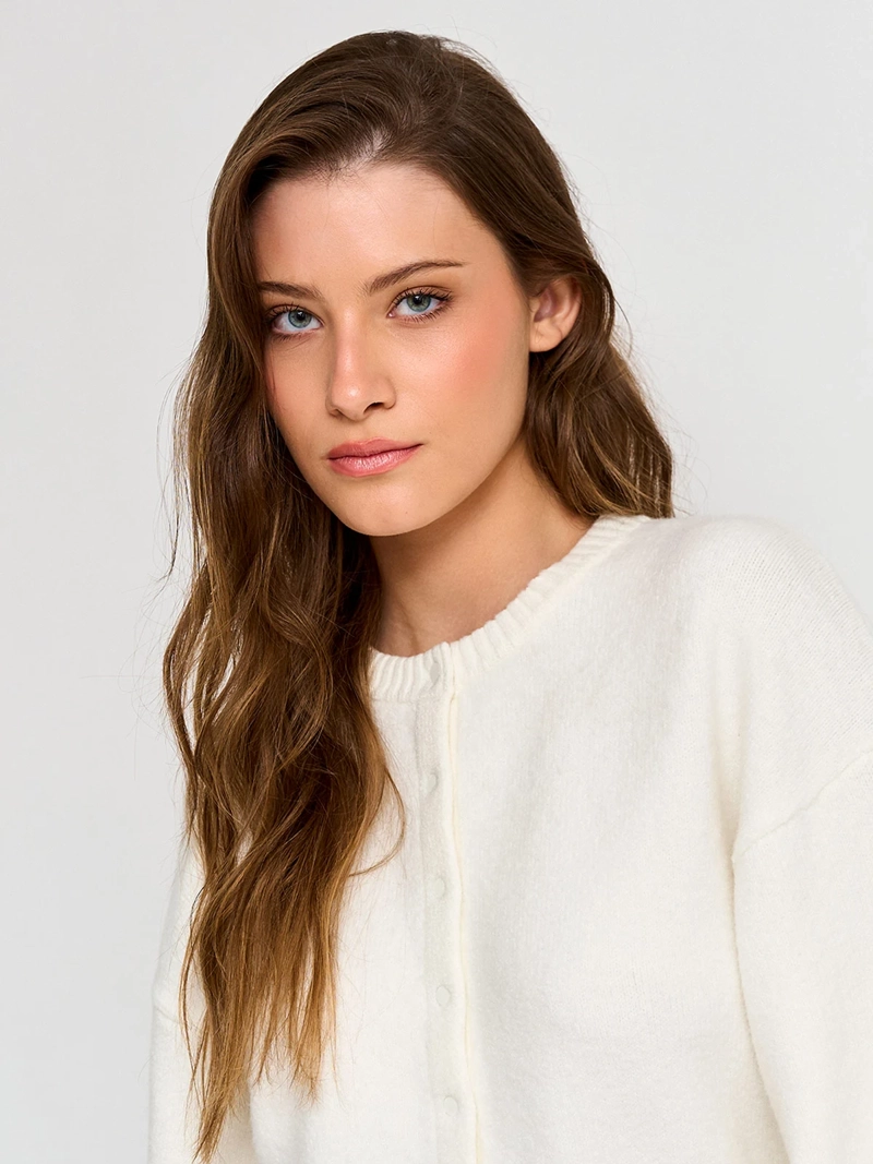 SWEATER MUJER INDEX MANGA LARGA GLOBO - 3