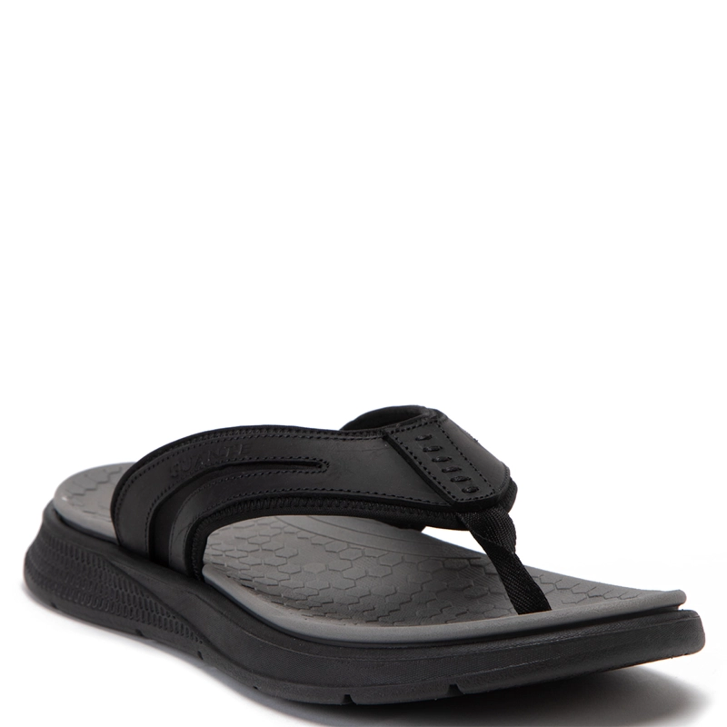 SANDALIAS HOMBRE GUANTE NEGRO PAPEETE CUERO  - 3