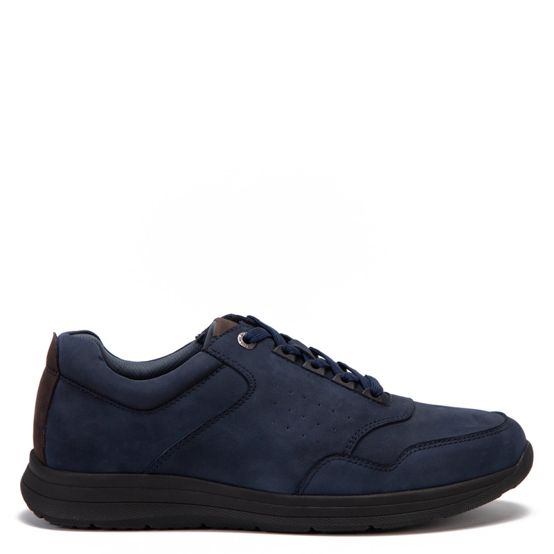 ZAPATILLAS HOMBRE GUANTE CASUALES AZUL CALCUTA CUERO  - 1