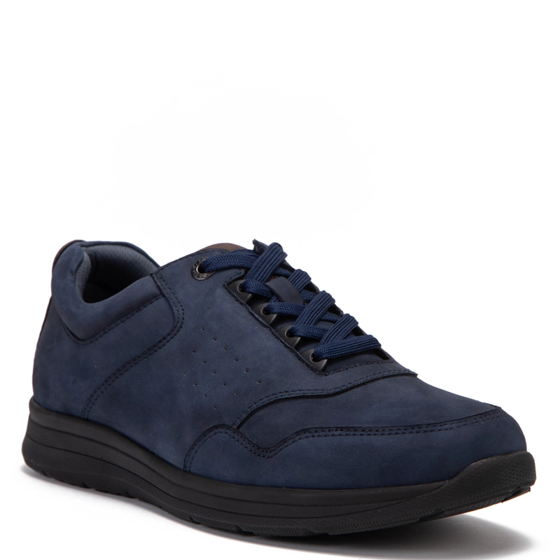 ZAPATILLAS HOMBRE GUANTE CASUALES AZUL CALCUTA CUERO  - 3