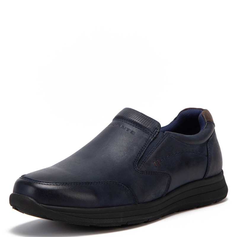 ZAPATILLAS HOMBRE GUANTE CASUALES AZUL CALCUTA CUERO  - 2