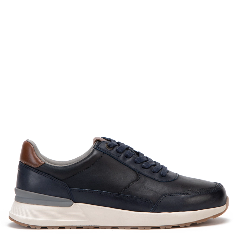 ZAPATILLAS HOMBRE GUANTE CASUALES AZUL KIOTO CUERO  - 1