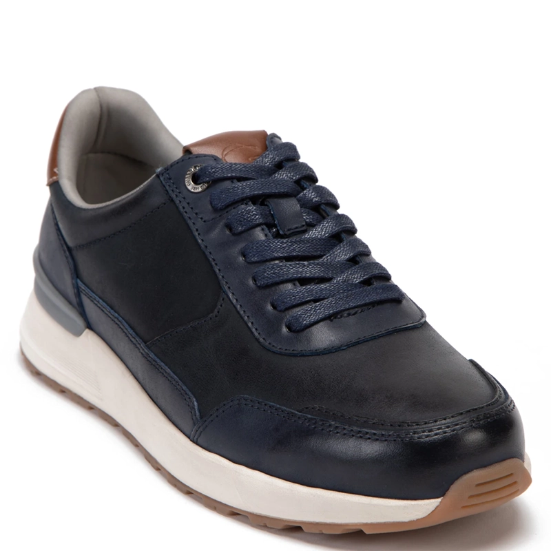 ZAPATILLAS HOMBRE GUANTE CASUALES AZUL KIOTO CUERO  - 3