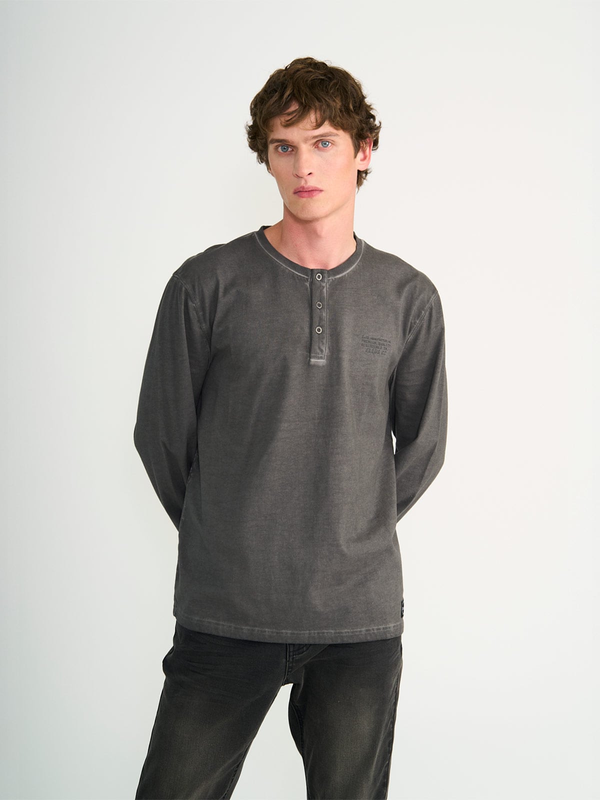 POLERA HOMBRE ELLUS ALGODÓN MANGA CORTA - 1
