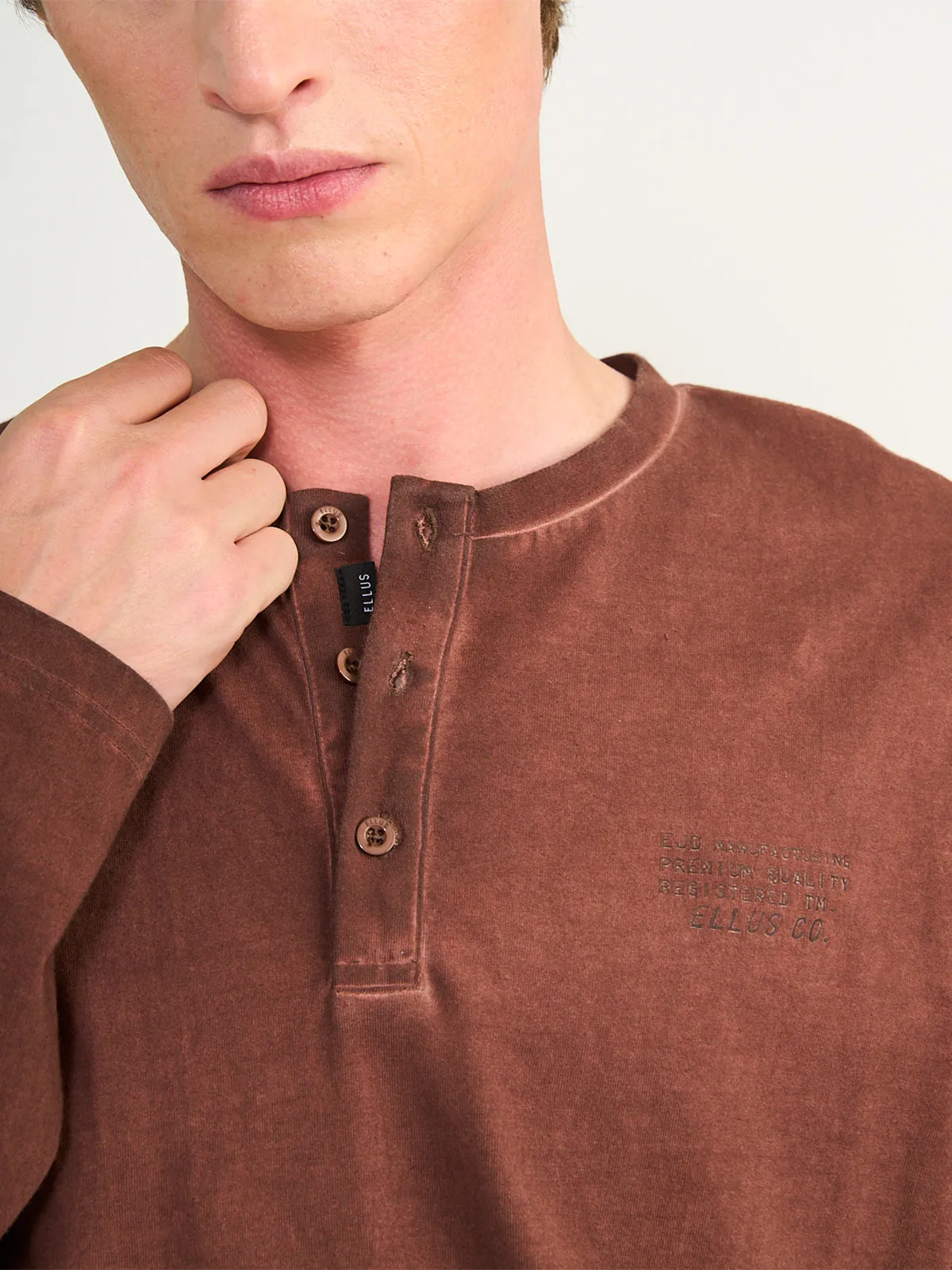 POLERA HOMBRE ELLUS ALGODÓN MANGA CORTA - 4