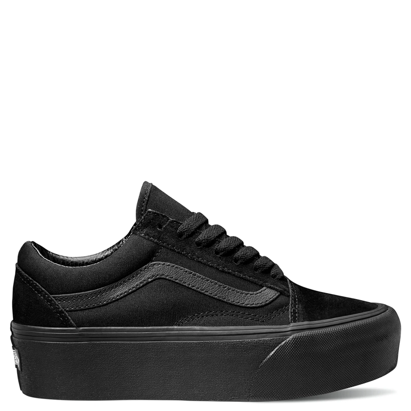 ZAPATILLAS MUJER VANS URBANAS NEGRO UA OLD SKOOL STACKFORM - 1