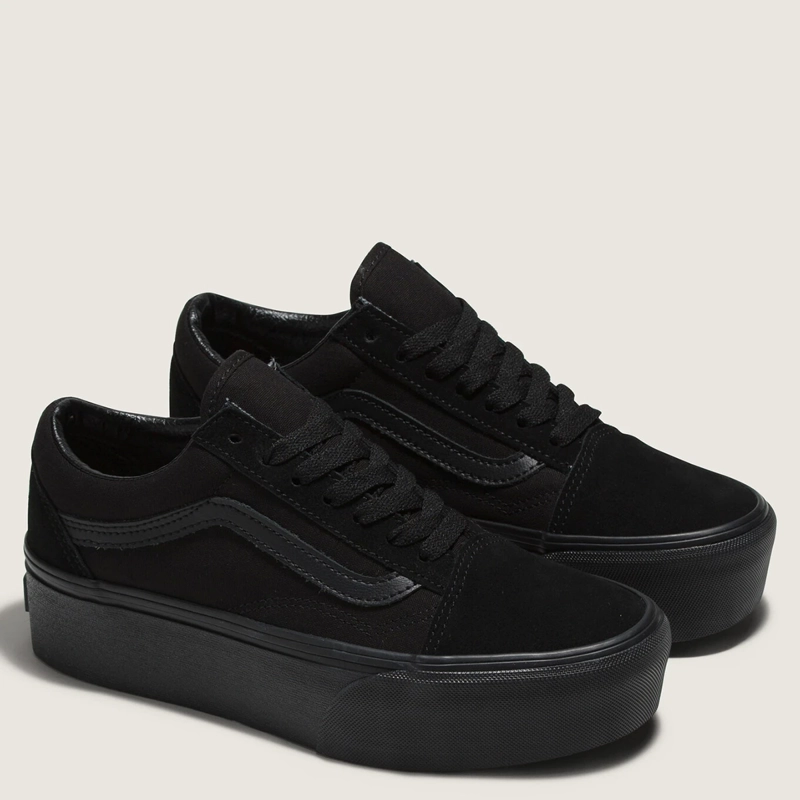 ZAPATILLAS MUJER VANS URBANAS NEGRO UA OLD SKOOL STACKFORM - 2
