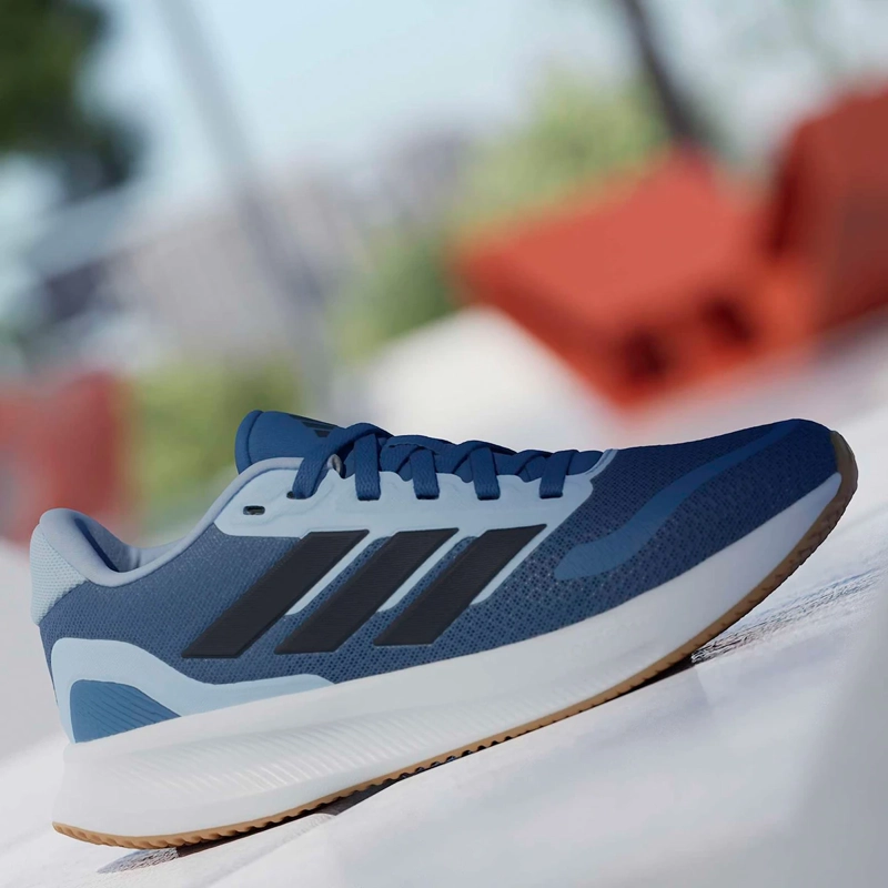 ZAPATILLAS NIÑO ADIDAS CASUALES AZUL RUNFALCON 5 J - 9