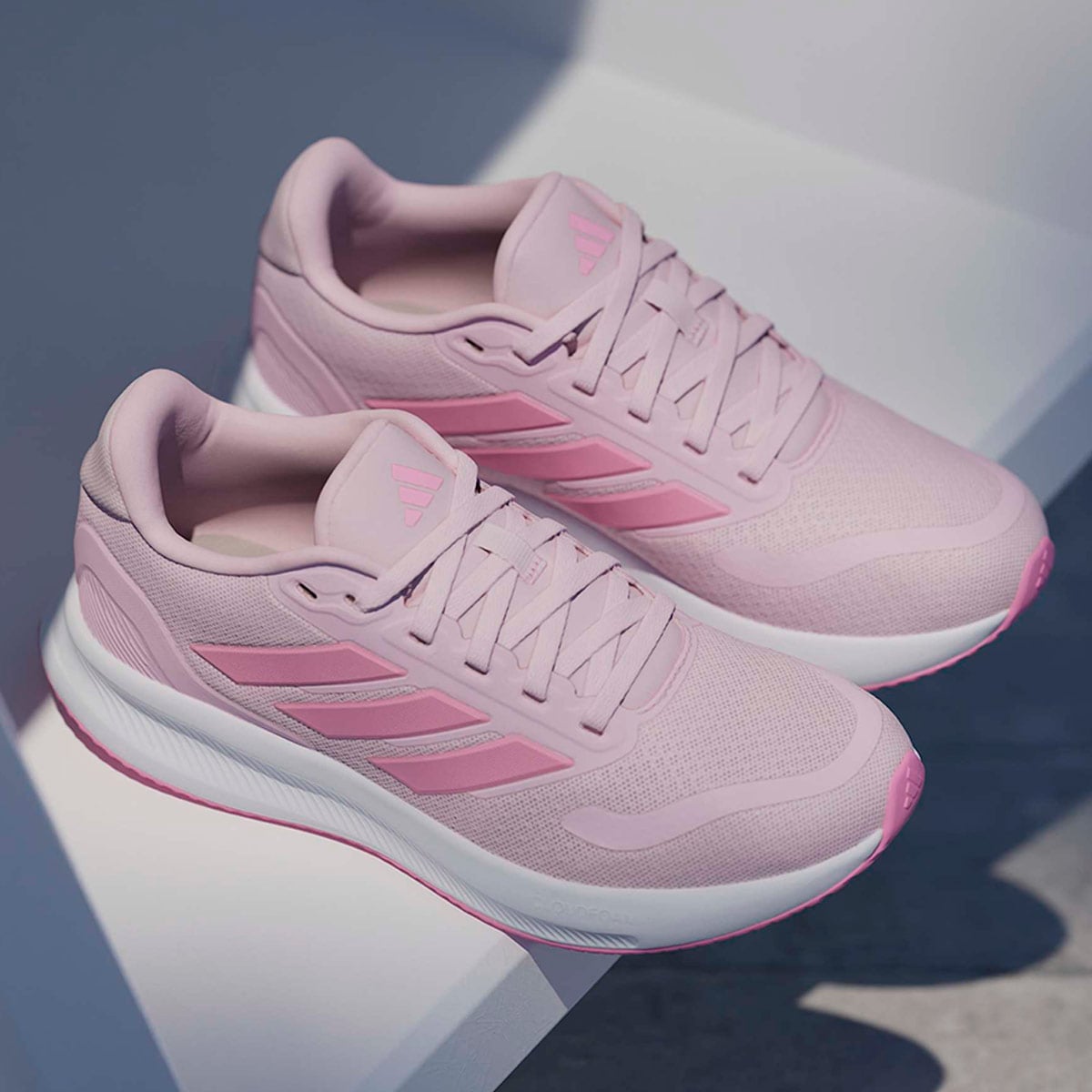 ZAPATILLAS NIÑO ADIDAS CASUALES ROSADO RUNFALCON 5 J - 9