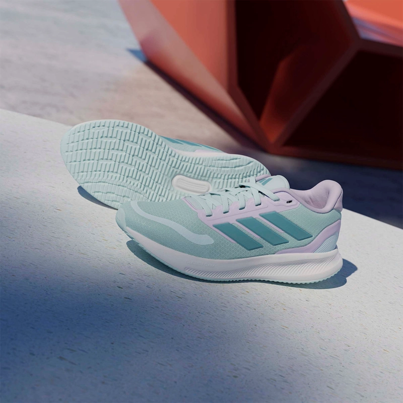 ZAPATILLAS NIÑO ADIDAS CASUALES ROSADO RUNFALCON 5 J - 12