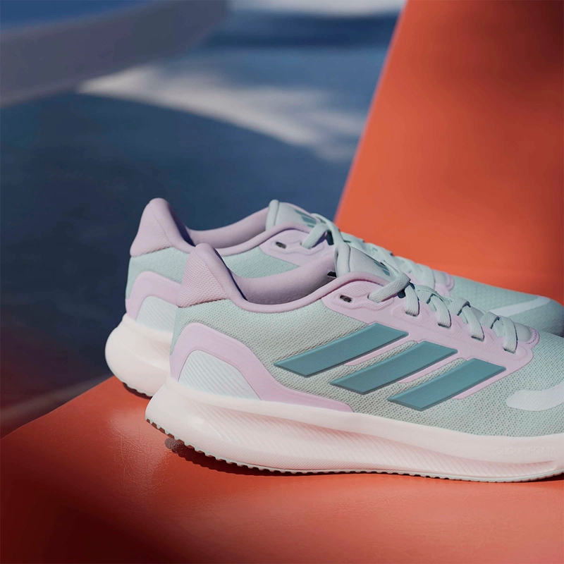 ZAPATILLAS NIÑO ADIDAS CASUALES ROSADO RUNFALCON 5 J - 15