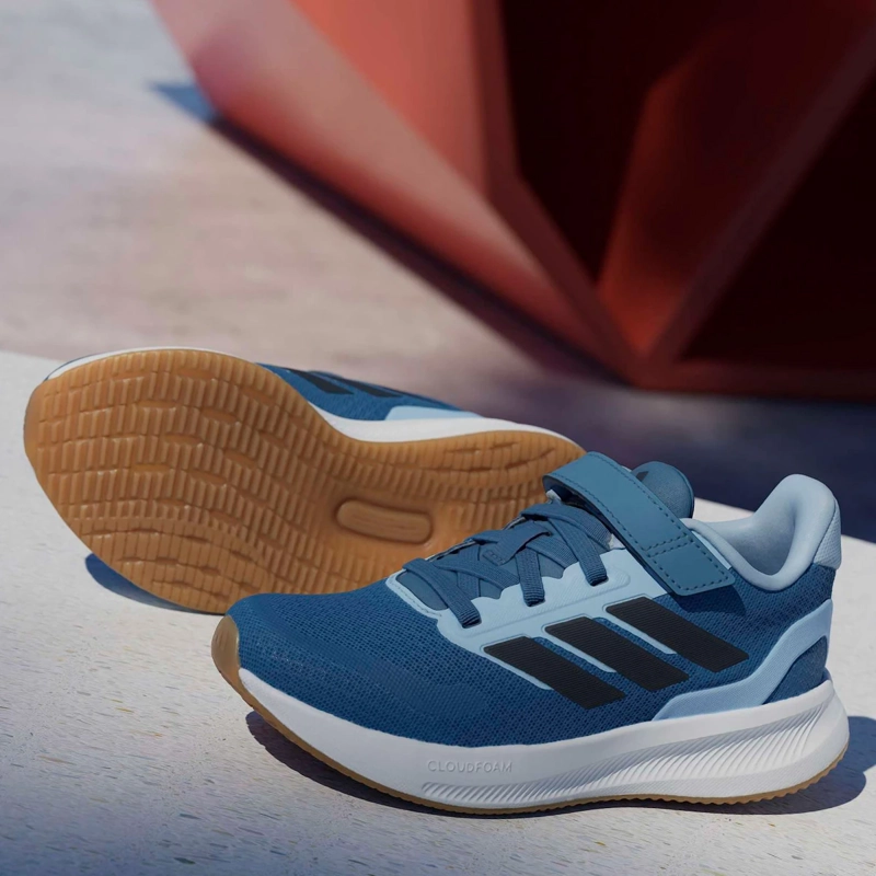 ZAPATILLAS NIÑO ADIDAS CASUALES AZUL RUNFALCON 5 EL C - 2
