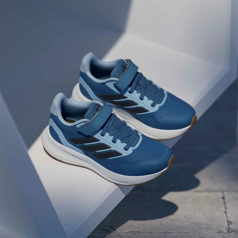 ZAPATILLAS NIÑO ADIDAS CASUALES AZUL RUNFALCON 5 EL C - 11