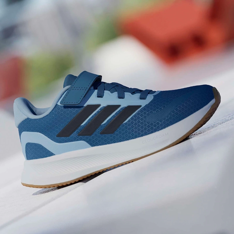 ZAPATILLAS NIÑO ADIDAS CASUALES AZUL RUNFALCON 5 EL C - 10