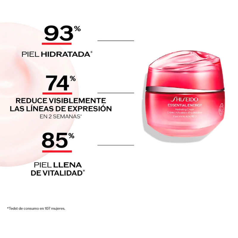 CREMA HIDRATANTE SHISEIDO ESSENTIAL ENERGY HYDRATING CREAM 50 ML - 3