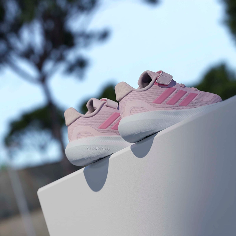 ZAPATILLAS NIÑO ADIDAS CASUALES ROSADO RUNFALCON 5 EL I - 14