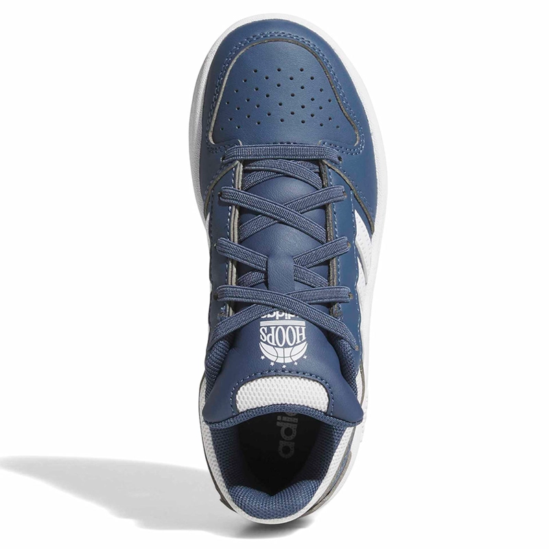 ZAPATILLAS NIÑO ADIDAS CASUALES AZUL HOOPS CLASSIC EL C - 5
