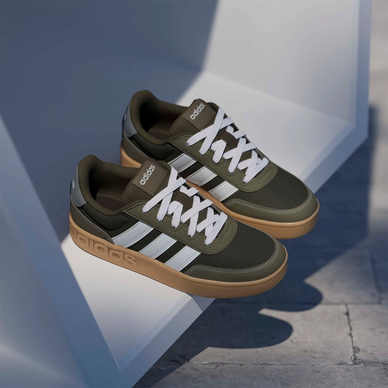 ZAPATILLAS NIÑO ADIDAS CASUALES OLIVA BREAKBASE J - 1