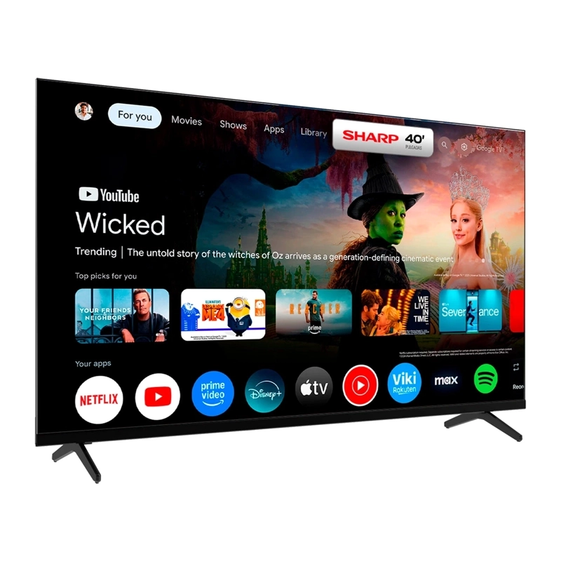 SMART TV SHARP LED FULL HD 40” 2T-C40HF2265L - 3