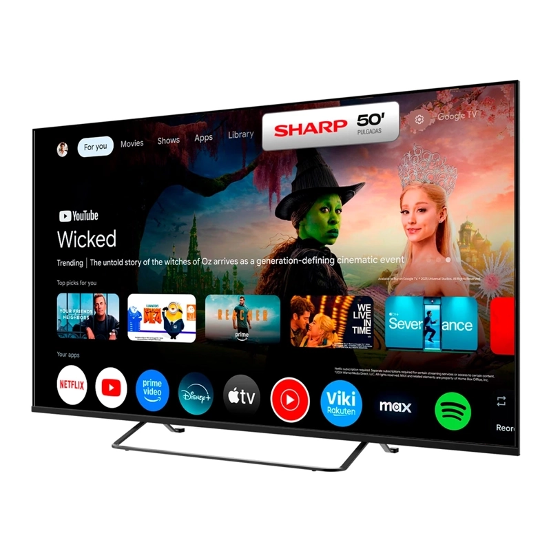 SMART TV SHARP LED 4K UHD 50” 4T-C50HM6160L - 11