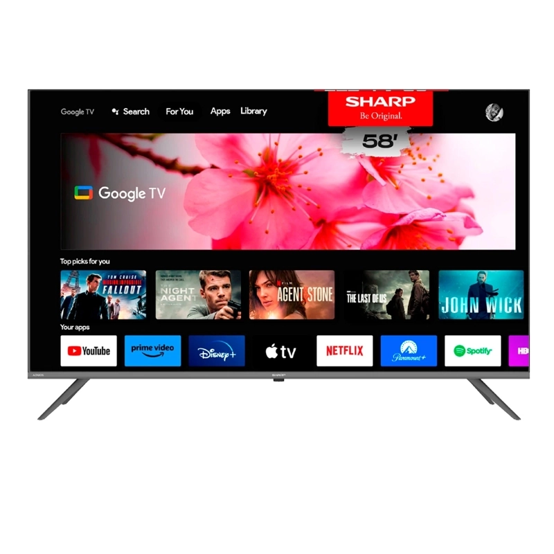 SMART TV SHARP LED 4K UHD 58” 4T-C58GL4060L - 2