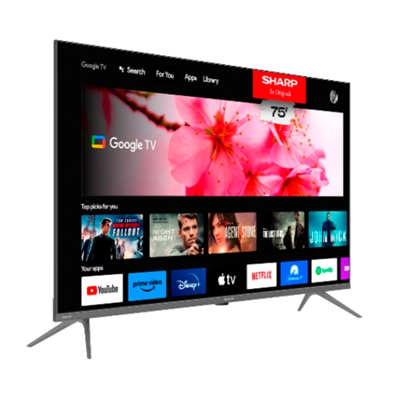 SMART TV SHARP LED 4K UHD 75” 4T-C75GL4060L - 3