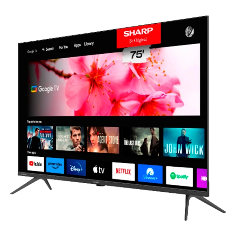 SMART TV SHARP LED 4K UHD 75” 4T-C75GL4060L - 4