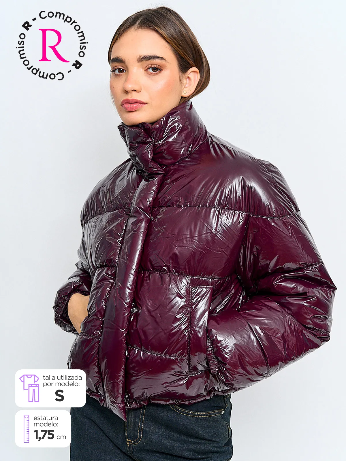 INDEX PARKA MUJER INDEX CORTA BRILLANTE