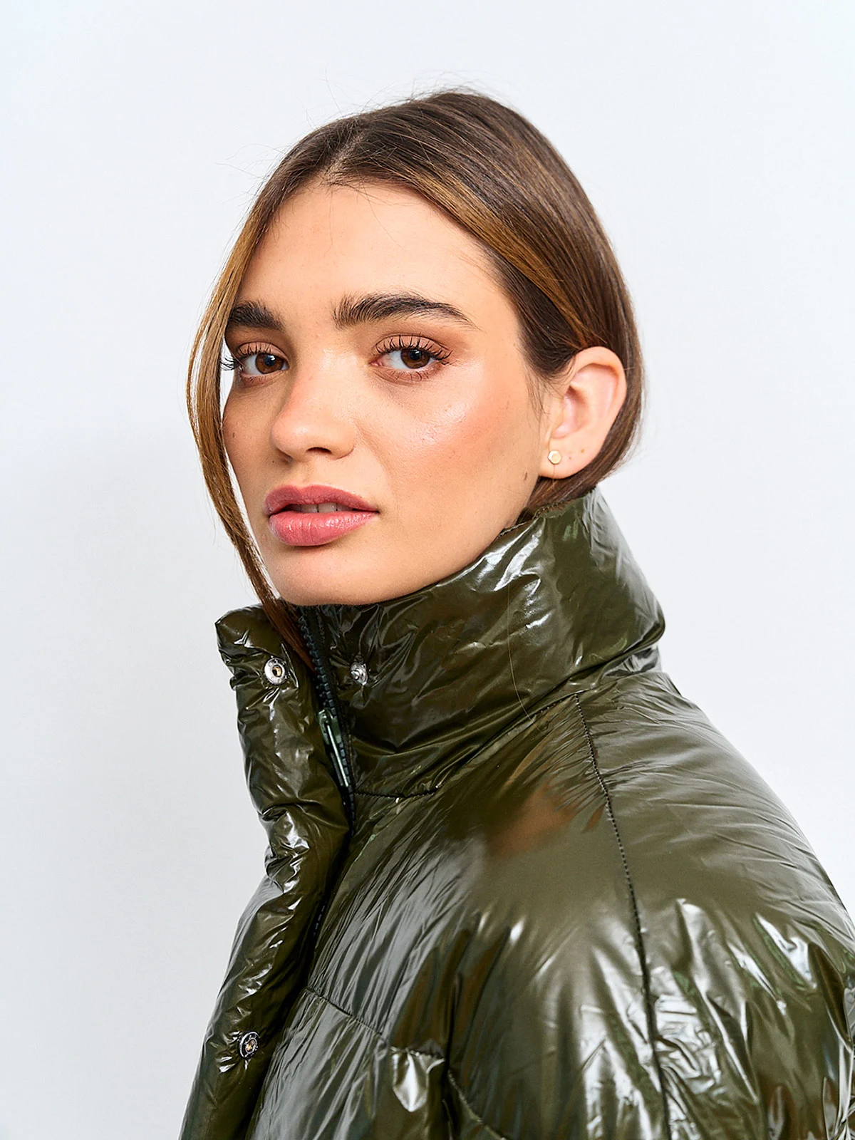 PARKA MUJER INDEX CORTA BRILLANTE - 3