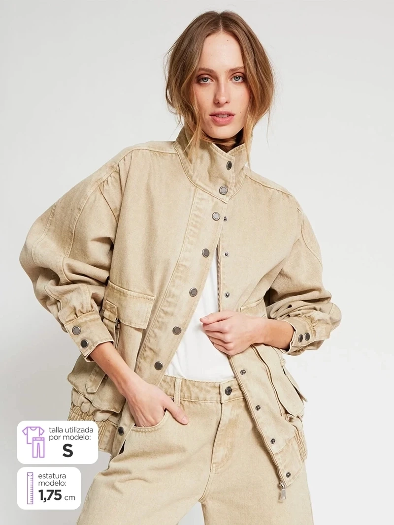 CHAQUETA MUJER MARIA CHER X MARQUIS ALGODÓN BOMBER - 2