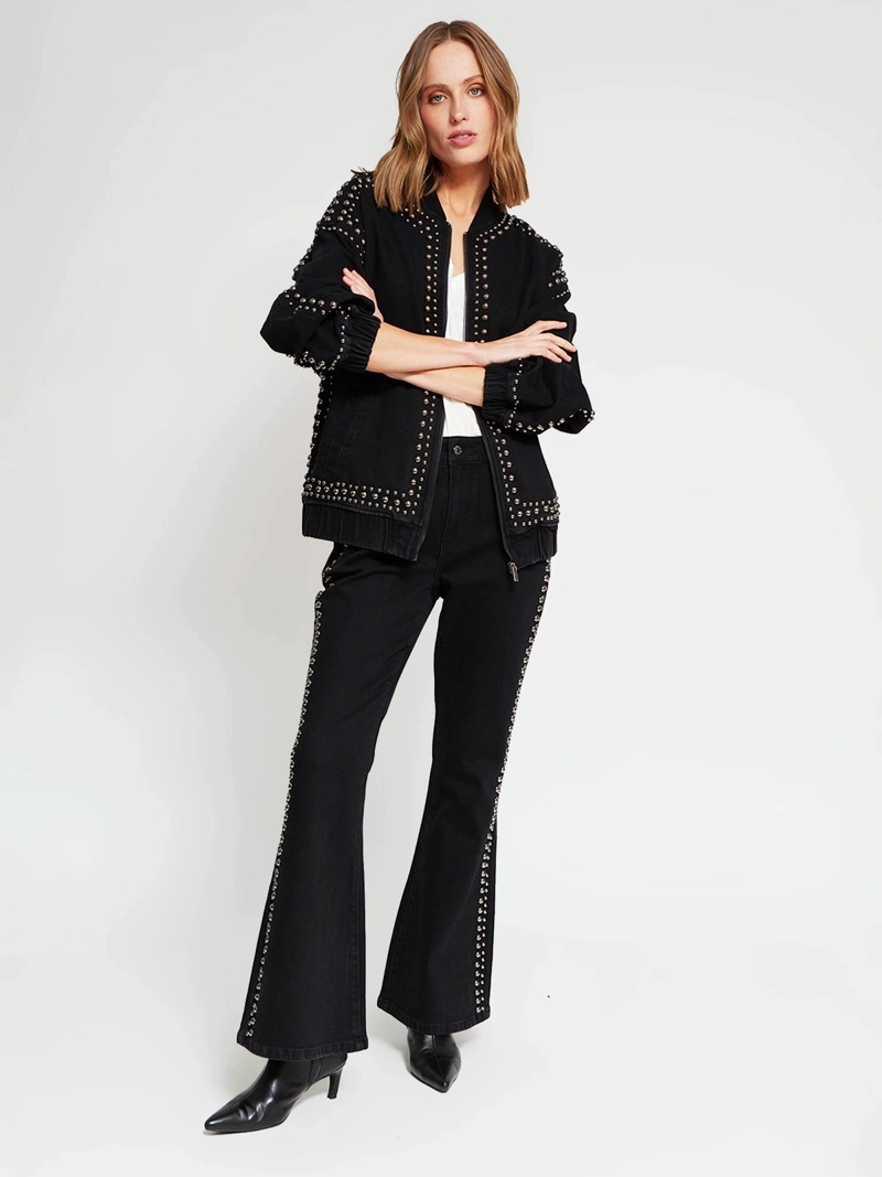 CHAQUETA MUJER MARIA CHER X MARQUIS ALGODÓN BOMBER TACHAS - 6