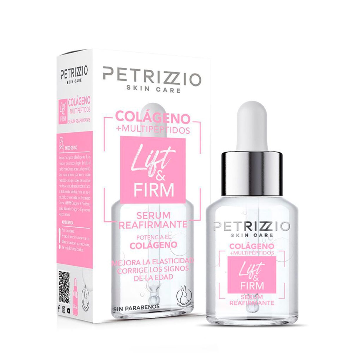 SÉRUM REAFIRMANTE PETRIZZIO LIFT & FIT COLÁGENO+MULTIPÉPTIDOS 28ML - 1