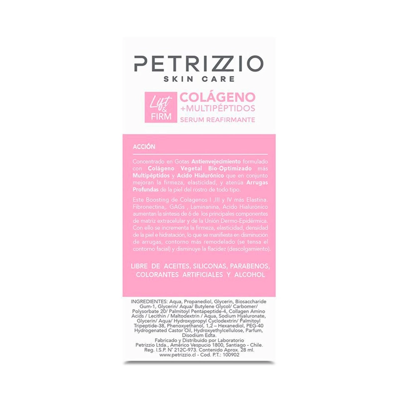 SÉRUM REAFIRMANTE PETRIZZIO LIFT & FIT COLÁGENO+MULTIPÉPTIDOS 28ML - 3