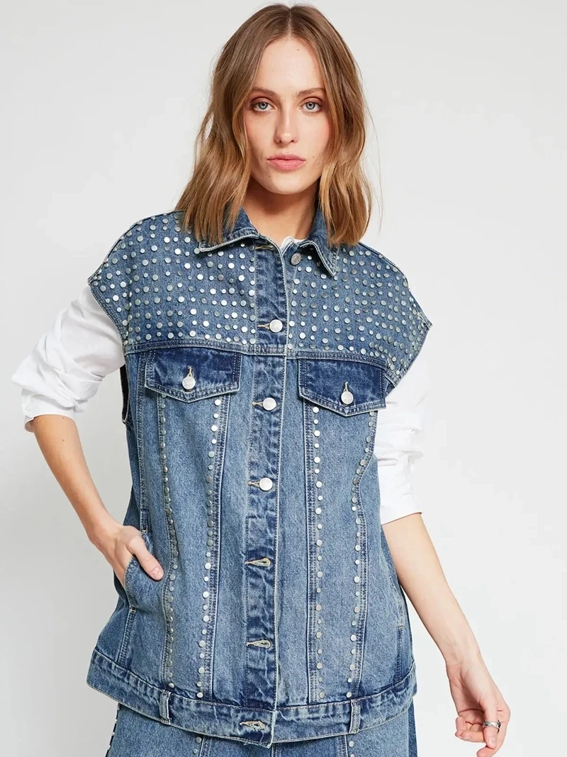CHAQUETA MUJER MARIA CHER X MARQUIS ALGODÓN BORDADA - 3
