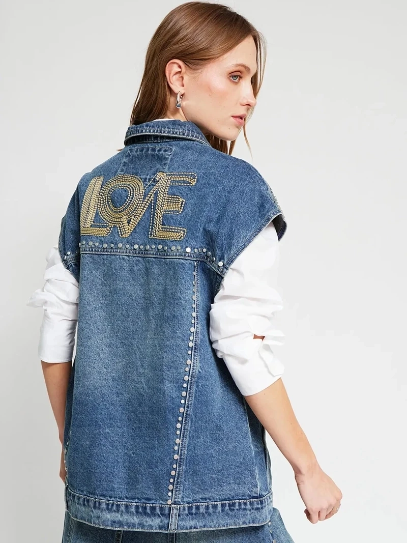CHAQUETA MUJER MARIA CHER X MARQUIS ALGODÓN BORDADA - 4