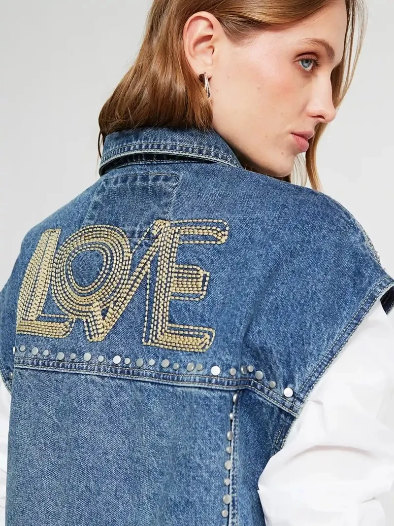 CHAQUETA MUJER MARIA CHER X MARQUIS ALGODÓN BORDADA - 5