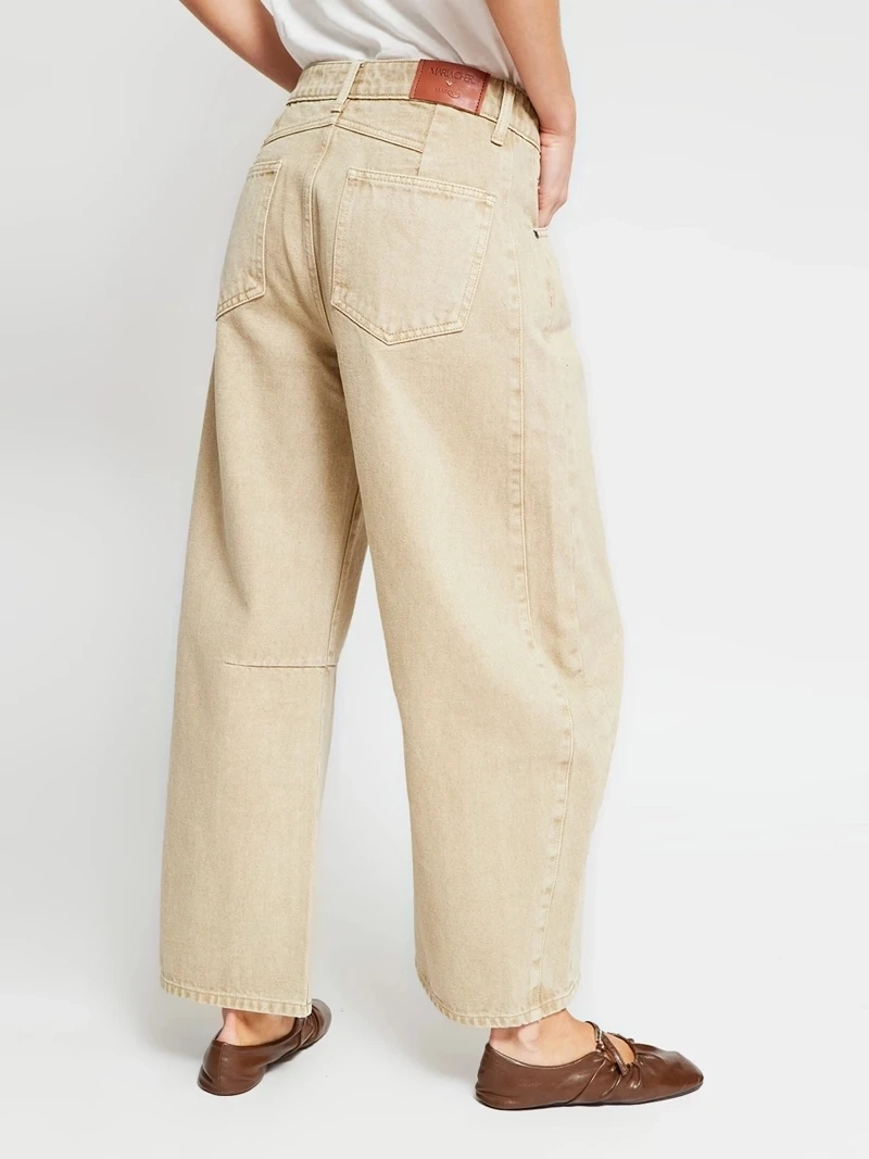 JEANS MUJER MARIA CHER X MARQUIS ALGODÓN BARREL - 4