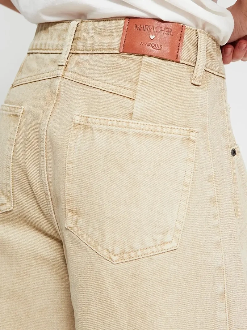JEANS MUJER MARIA CHER X MARQUIS ALGODÓN BARREL - 5