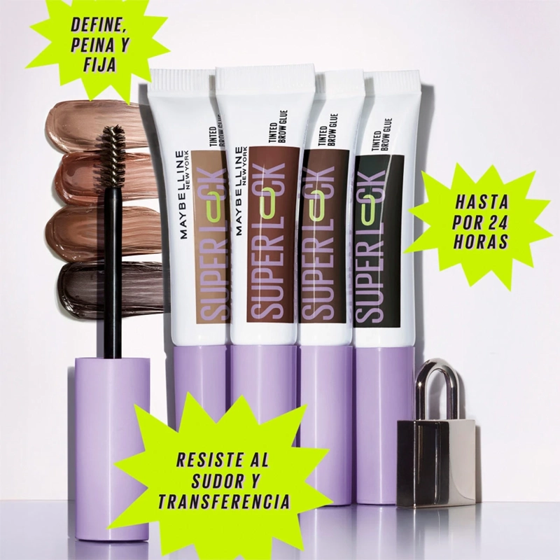 GEL CEJAS MAYBELLINE NEW YORK SUPER LOCK BROW GEL TAUPE 10 ML - 5