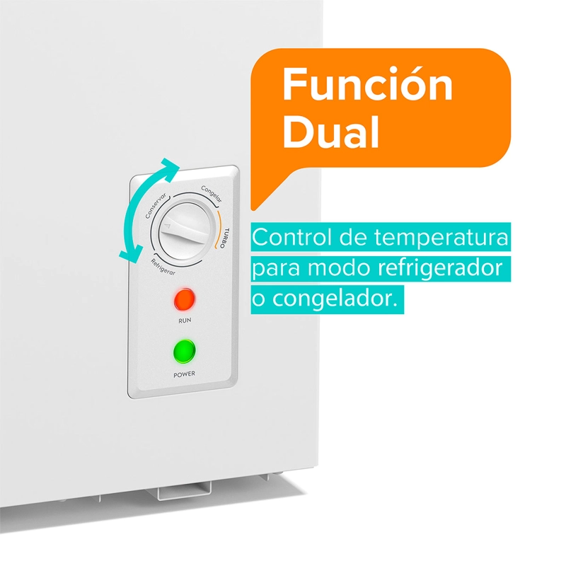 CONGELADOR HORIZONTAL MADEMSA H100 FRÍO DIRECTO BLANCO - 7