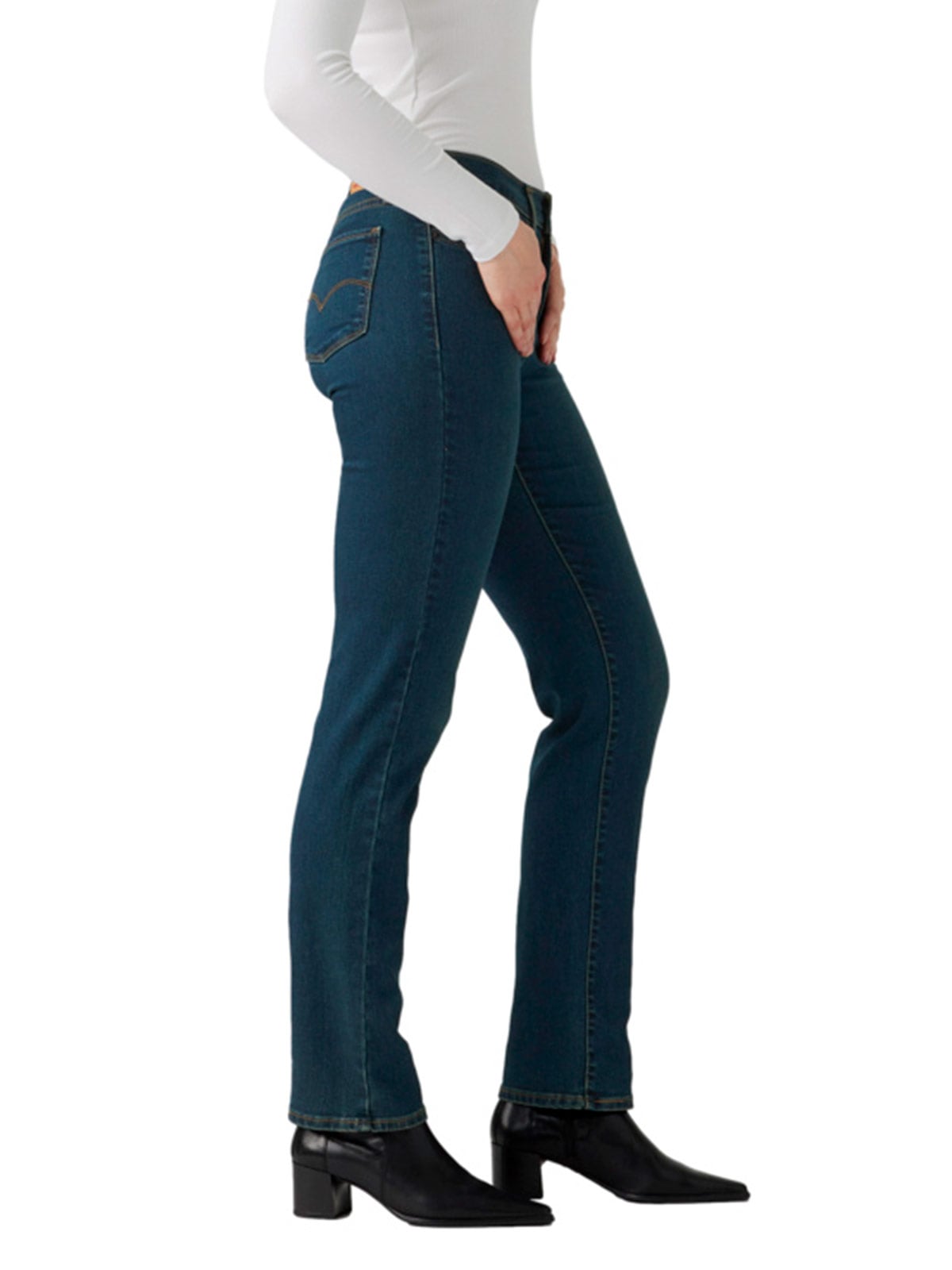 JEANS MUJER LEVI'S ALGODÓN 314 SHAPING STRAIGHT - 3